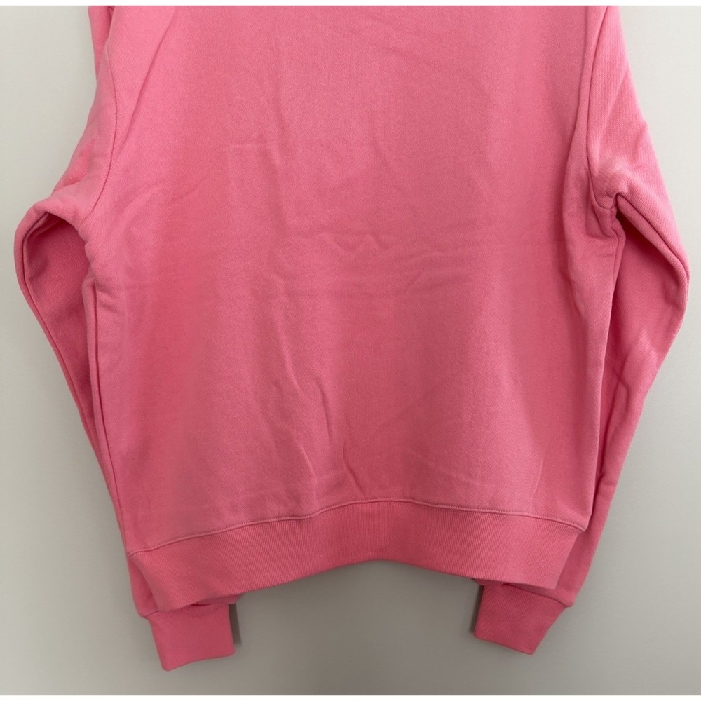 PARKE Varsity Mockneck Heritage Sweatshirt Bloom Sunset Floral Pink Size S/M - Picture 6 of 14
